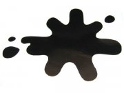Aufkleber Tintenklecks schwarz Lambretta GP/dl