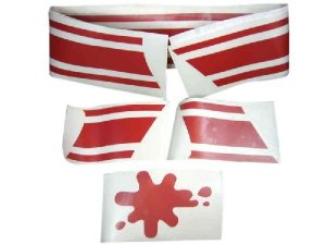 Aufkleberset rot Lambretta GP/dl