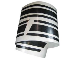 Aufkleberset Seitenhaube schwarz (ital.) (Paar) Lambretta GP/dl