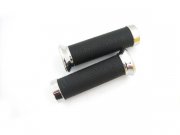 Griffe 22/26x126mm Leder schwarz PIAGGIO Vespa LX, LXV,...