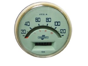 Tachometer 120 km/h Lambretta Serie 2