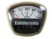 Tachometer 140 km/h Lambretta GP/dl