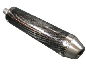 Schalldmpfer 22mm Carbon oval