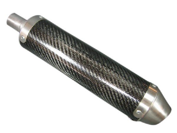 Schalldämpfer 24mm Carbon oval - L1501586 - worb5 - www.vespa-lambret,  117,90 €