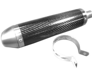 Schalldmpfer 28mm Carbon oval