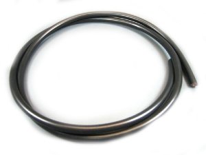 Zndkabel schwarz 100cm / Qu. 7mm
