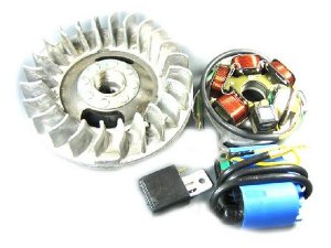 Zündung elektronisch komplett (lange Finnen) Lambretta GP/dl