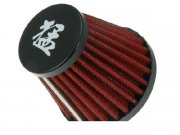 Performanceluftfilter STR8, Anschluss gerade 35/28mm, rot