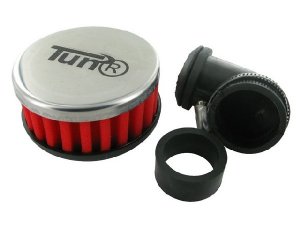 Luftfilter TunR Air Cool, 90°, Anschlussweite 28mm /...