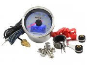 Drehzahlmesser KOSO GP Style II 55, RPM / TEMP, rund,...