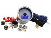 Drehzahlmesser KOSO GP Style II 55, RPM / TEMP, rund,...