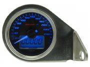 Tacho KOSO GP Style II 55, SPEED / ODO, rund, d=55x57mm,...