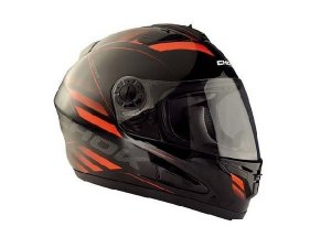 Helm Doppler Chok Racer schwarz / rot, Größe XS