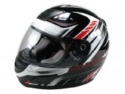 Helm Doppler Chok Raptor, schwarz/rot, Gre XS