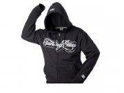 Hoody TuningCrew, zipped, schwarz/ grau, Gre XS