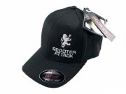 Baseballcap Scooter-Attack, Flexfit, schwarz, Gre L/XL
