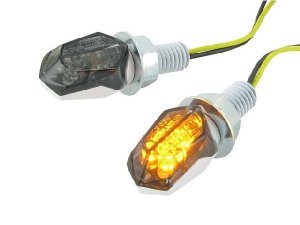 Blinker STR8 LED Mini II Black-Line, weiß / getönt,...
