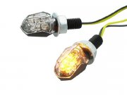Blinker STR8 LED Mini II, schwarz / transparent,...