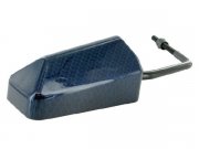 Spiegel STR8 F1-Style, universal, carbon-look/blau, M8...