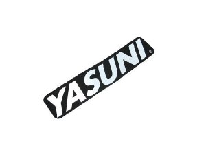 Aufkleber Yasuni, Endschalldmpfer, 110x25mm