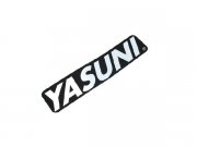 Aufkleber Yasuni, Endschalldmpfer, 110x25mm