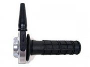 Schnellgasgriff Tommaselli, alu / chrom senkrecht (36mm/80)