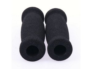 Griffe Moosgummi, schwarz, Ø 22/25mm, L 115mm, supersoft
