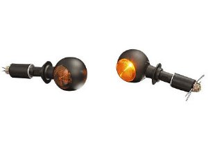 Blinker Lenkerende, Bull´s Eye, schwarz matt, mit...