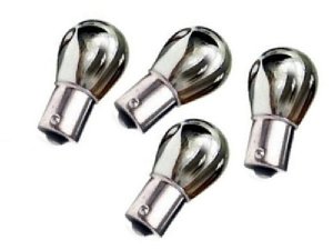 Birnenkit für Blinker, 12V/21W, Sockel: BAU15S, Silver...