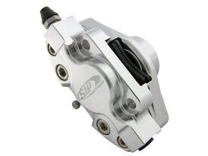 Bremszange SIP fr GRIMECA Classic/GRIMECA `98/MY, vorne, fr Vespa fr MMW hinten Aluminium, silber eloxiert,  31,5 mm, mit ABE, KBA 61358,