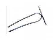 Monoschlitzrohr Beinschild fr Vespa 125 V1-15/150 V30-33...