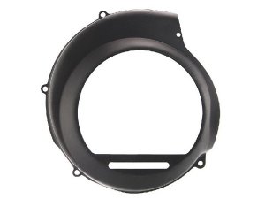 Lfterradabdeckung SIP Oldie Style fr Vespa PX80-200/PE Lusso /Rally ohne E-Start, schwarz, 