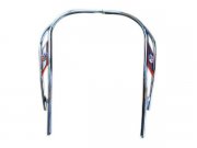 Doppelschlitzrohr Beinschild CUPPINI fr Vespa 125 GT/GTR...