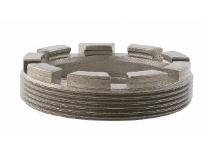 Kronenmutter SIP, Lager Antriebswelle, fr Vespa 160 GS/180 SS 9 Schlitze / 5mm, H 13,2mm,  54mm, i 40mm