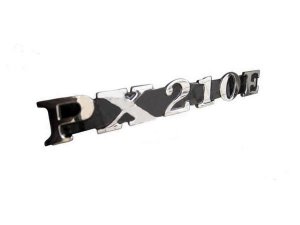 Schriftzug PX210E, Seitenhaube für Vespa PX210 E...