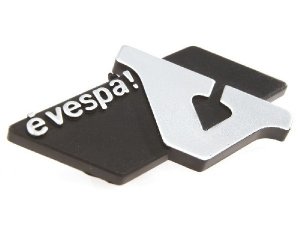 Schriftzug eVespa!, Gepäckfach für Vespa PK50XL FL...