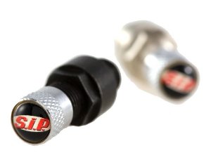 Ventil SIP Felge SIP (schlauchlos), fr Vespa /Lambretta L 30mm, Metall, schwarz, schraubbar