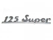 Schriftzug 125 Super, Heck fr Vespa 125 Super chrom,...