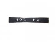 Schriftzug 125 t.s., Heck fr Vespa 125 T. S....