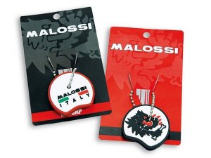 Schlsselkappen MALOSSI, Malossi Lwe, schwarz/rot