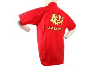 Hemd MALOSSI rot, Unisex, Größe: L, 100% Baumwolle