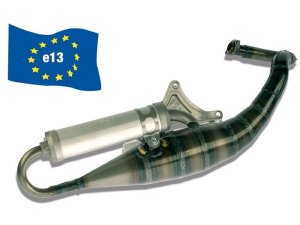 Rennauspuff MALOSSI MHR Repl.. ..ica, fr APRILIA SR 2004 -carb/R-carb/ R Factory 2T, LC  mit E-Pass