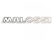 Aufkleber MALOSSI Logo  silber,  L 224mm, B 27mm