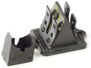 Membranblock MALOSSI Carbon.. ..io, VL11  fr PIAGGIO Maxi,  mit Mittelsteg, Plttchen Strke 0,3 mm
