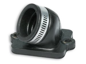 Ansaugstutzen MALOSSI 22-25mm,  fr GILERA/PIAGGIO Durchlass: 22mm, Anschluss Vergaser: 26mm