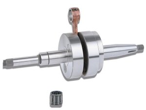 Kurbelwelle MALOSSI RHQ fr PEUGEOT 50 Jet Force TSDI/C -Tech/Ludix/Blaster 2T LC,  Pleuel: 80,0mm, KB  12mm