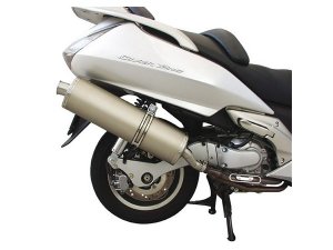 Rennauspuff MALOSSI Wild Lion,  fr HONDA Silver Wing 600ccm, 4T LC  ohne E-Norm