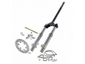 Gabelkit MALOSSI F37R  fr GILERA Runner 50 Purejet (06->)/Runner 50 SP (06->) /Runner ST 125/200/VX125 (06 ->)/VXR 200 (06->) 2T/4T LC,  inkl. Whoop Bremsscheibe /Adapter