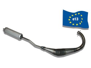 Rennauspuff malosi gp mhr  Replica, EBE050/EBS050  mit E-Pass
