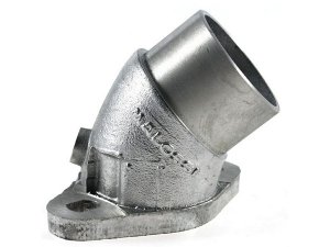 Ansaugstutzen MALOSSI fr DELL`ORTO PHM 40 A, vorderer Vergaser, fr DUCATI 900 Replica/SS  Durchlass: 40mm